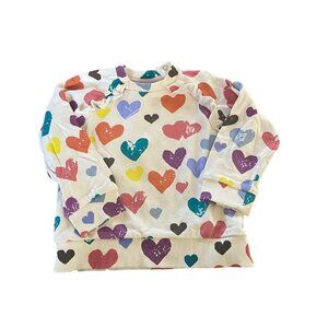 Molo Sweden Heart Print Crewneck Size 98